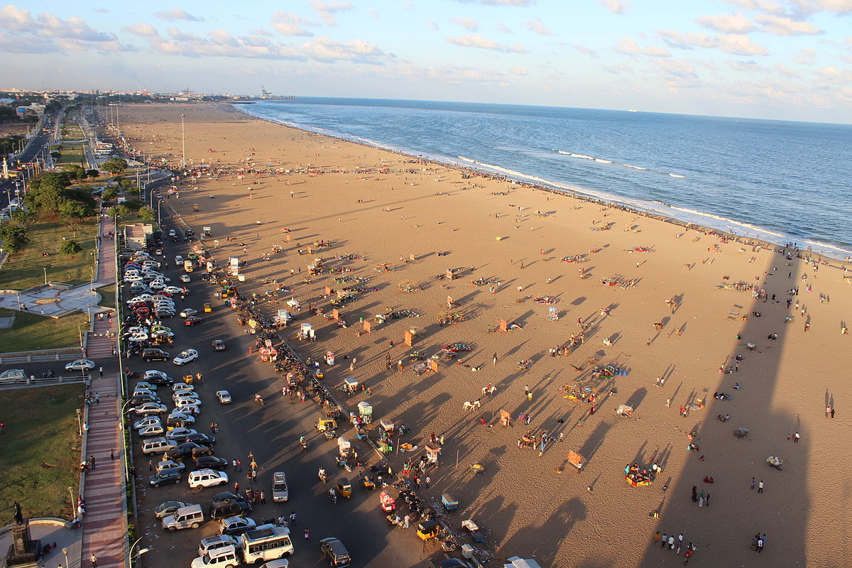 Serene Sunsets: The Charm of Marina Beach, Chennai